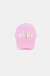 MAMA Chenille Patch Baseball Cap