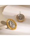 18K Gold-Plated Stainless Steel Stud Earring