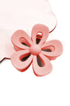 Light Pink Sweet Hollowed Flower Shape Claw Clip