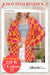 Multicolor Plaid Open Front Knitted Cardigan
