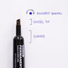 Black Chisel Tip Desk Style Permanent Markers (3/Pack)