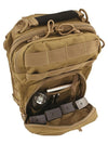 Military Canvas Concealed Sling Backpack