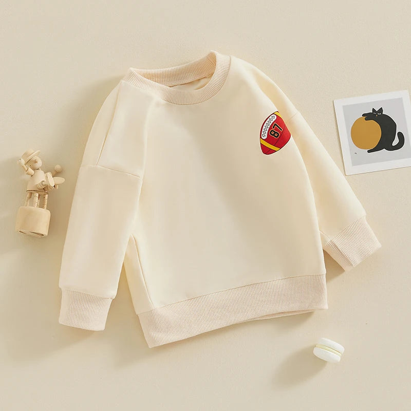 Cocoa Yacht Club Football Sweatshirt 6M-5Y