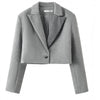 Cocoa Yacht Club Wide Shoulder Blazer