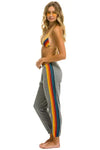 Cocoa Yacht Club Rainbow Stripe Sweatpants