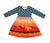 Into The Sunset Long Sleeve Milk Silk Dress