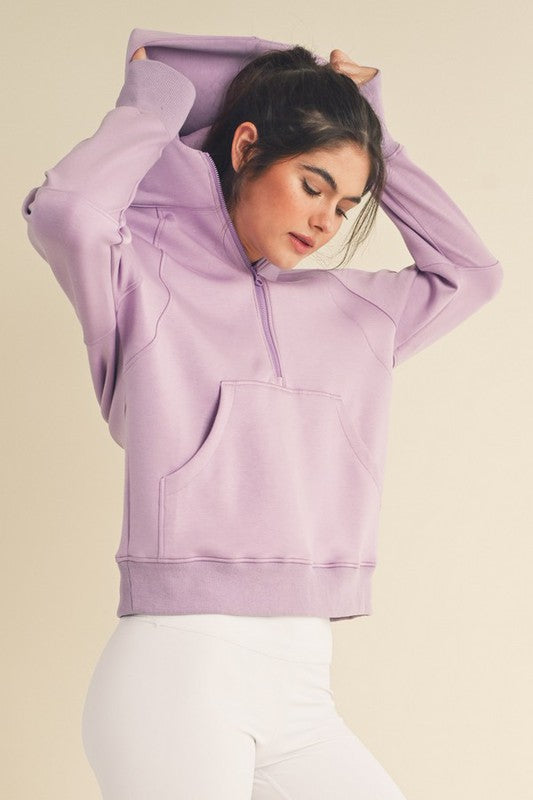 Women's UltraComfy Quarter-Zip Hoodie