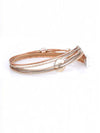 Metallic Double Wrap Leather Bracelet