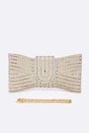 Rhinestone Bowtie Convertible Clutch