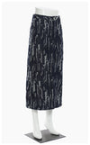 Loose String Abstract Denim Skirt