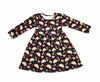 Taco Long Sleeve Milk Silk Dress