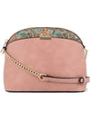 Paisley Accent Small Dome Crossbody Bag