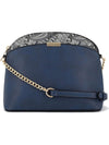 Paisley Accent Small Dome Crossbody Bag