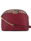 Paisley Accent Small Dome Crossbody Bag