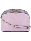 Paisley Accent Small Dome Crossbody Bag