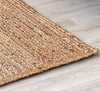 2x3 Feet Jute Hand-Woven Braided Door Mat Area Rug