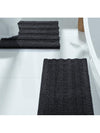 2PC Grey Soft Cozy Plush Chenille Bath Mat Set