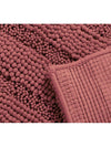 2PC Rose Soft Cozy Plush Chenille Bath Mat Set