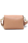 Bamboo Twist Lock Flap Crossbody Bag