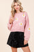 Plus Floral Embroidered Knit Sweater