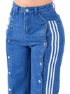 WOMEN FASHION CASUAL STYLE DENIM PANTS