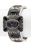 Oversize Square Western Stretch Bracelet