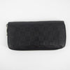 Louis Vuitton Black Damier Infini Vertical Zippy Wallet