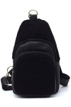 Terry Fur Sling Bag Backpack