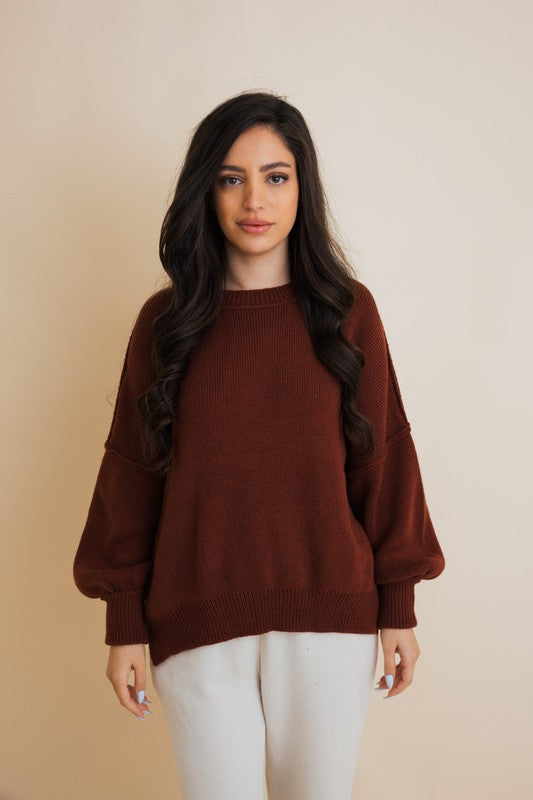 Cozy Mood Oversized Pullover Sweater