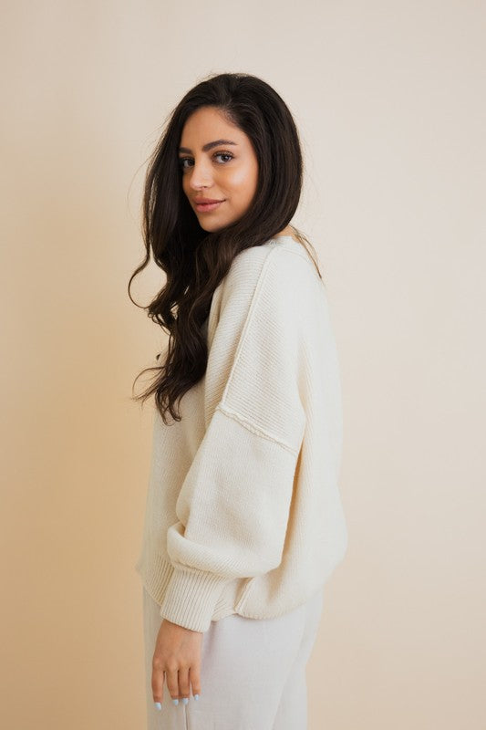 Cozy Mood Oversized Pullover Sweater