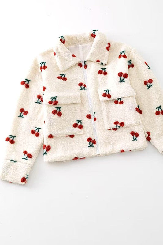 Sherpa cherries jacket