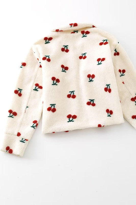 Sherpa cherries jacket