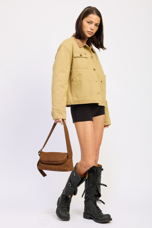 COMBO CHORE JACKET WITH POCKETS