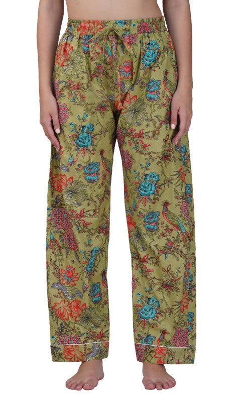 Jungle Majesty 3 Piece Peacock Pajama Set