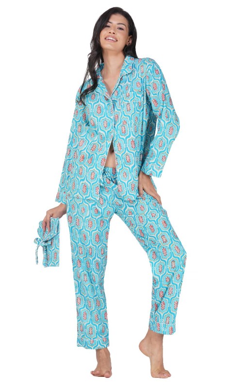 Scarlet Skies 3 Piece Pajama Set