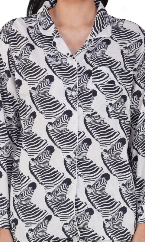 Zebra Serenity Pajama set