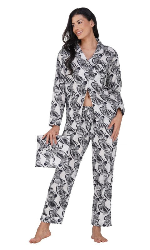 Zebra Serenity Pajama set