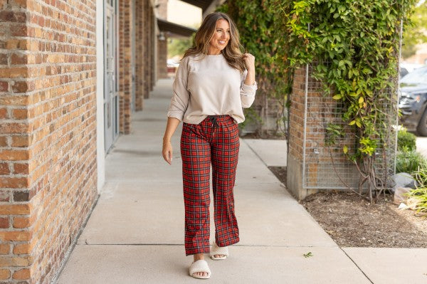 The Noelle Plaid Pajama Pants