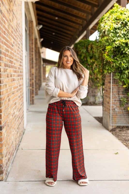 The Noelle Plaid Pajama Pants