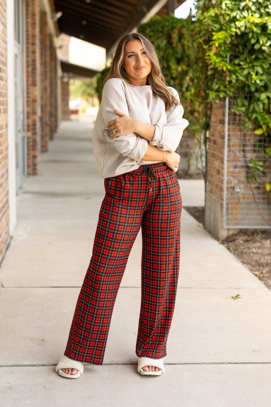The Noelle Plaid Pajama Pants