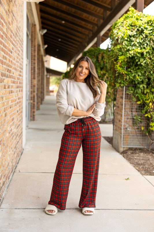 The Noelle Plaid Pajama Pants