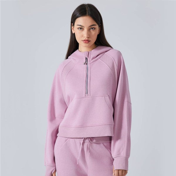 Well-in Vogue CozyForm Half-Zip Hoodie