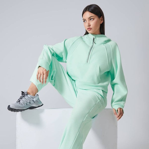 Well-in Vogue CozyForm Half-Zip Hoodie