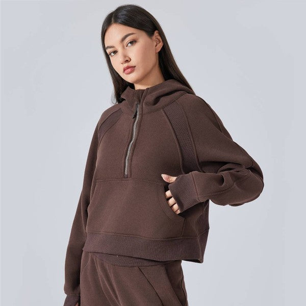 Well-in Vogue CozyForm Half-Zip Hoodie