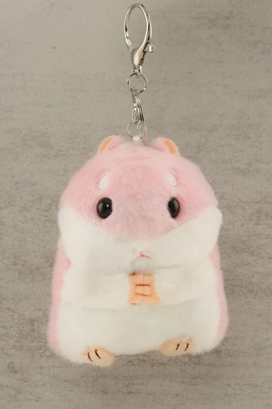 Soft Fur Plush Hamster Keychain