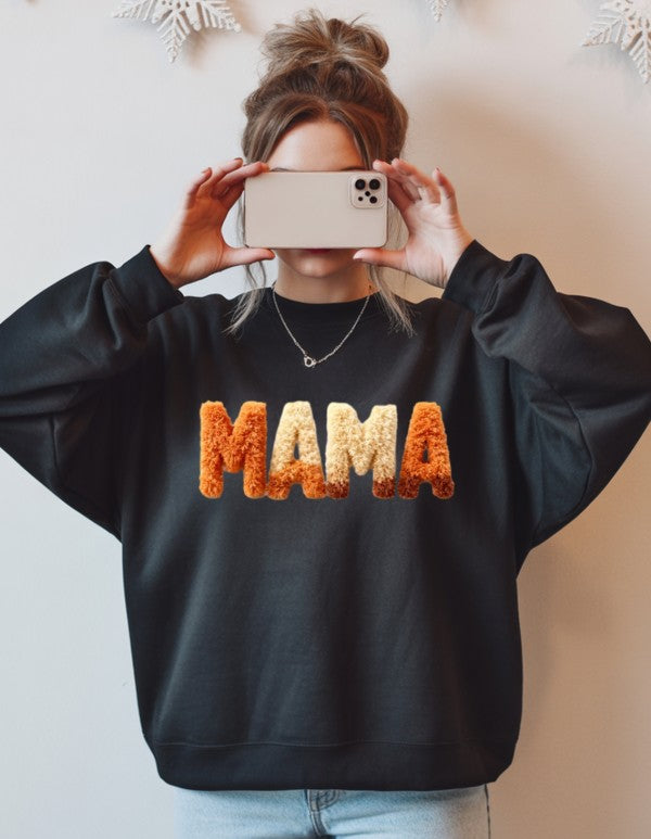 MAMA Shag Fall Graphic Sweatshirt