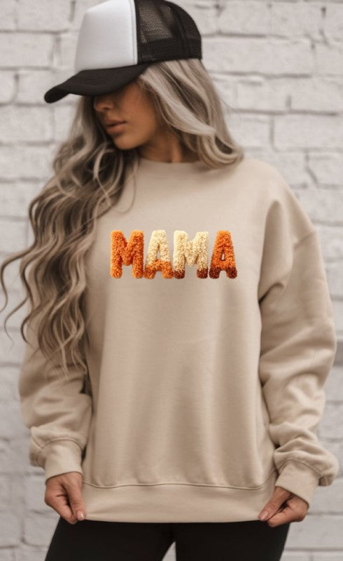 MAMA Shag Fall Graphic Sweatshirt