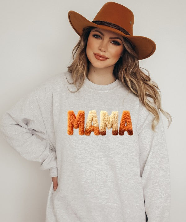 MAMA Shag Fall Graphic Sweatshirt
