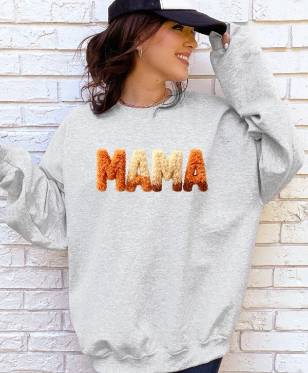 MAMA Shag Fall Graphic Sweatshirt