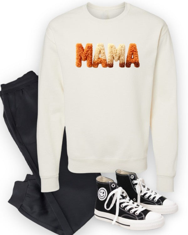 MAMA Shag Fall Graphic Sweatshirt